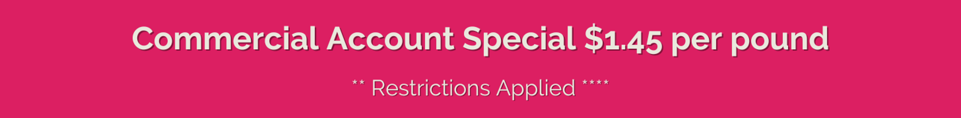 Commercial Account Special (1)